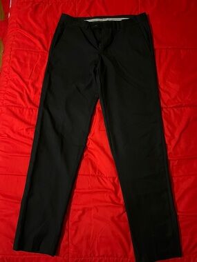 Men's Black Dress Trousers - Classic Tailored Fit